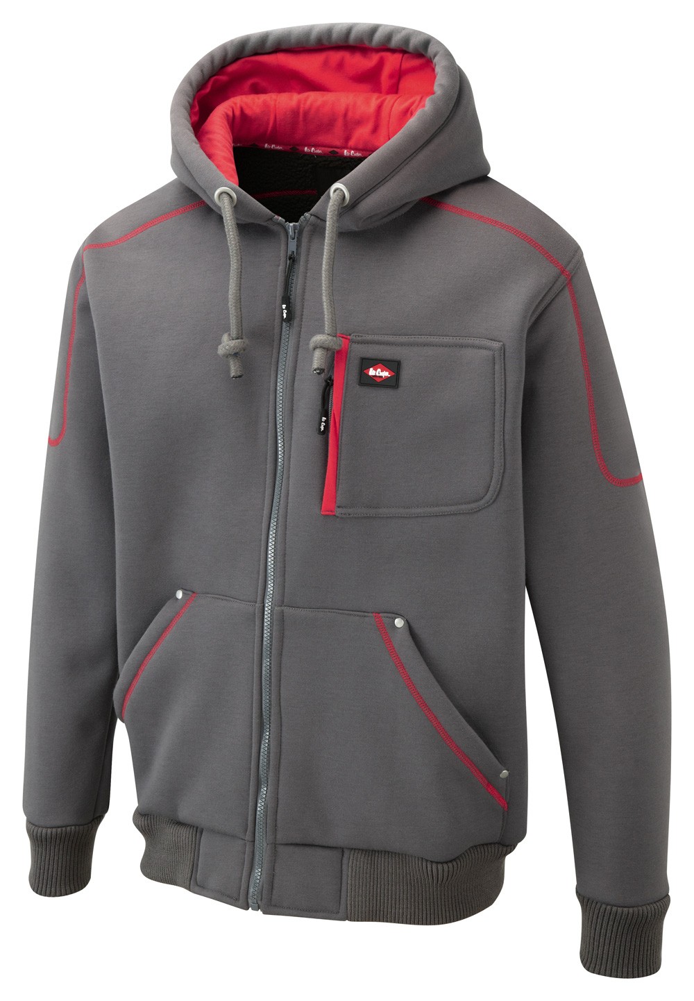 Lee cooper grey hoodie Clearance